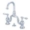Kingston Brass KS7991AL English Country Bathroom Bridge Faucet, Polished Chrome KS7991AL - alternate 1